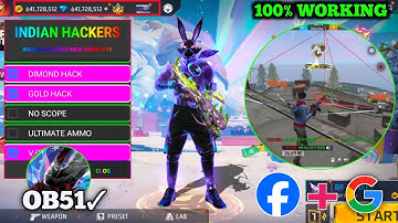 OB51 FREE FIRE MOD MENU 🔥 UNLIMITED DIAMOND HACK 🔥 FF MOD MENU APK 2025