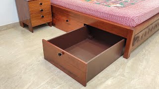 Without Rails or Slide Channel / Make Under Bed Storage / Make Drawers for any Bed / DIY