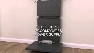 Altra Ladder Entertainment Center for TVs up to 46;, Black Altramount Demonstration by Altra Furniture