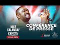 Mike kalambay  confrence de presse zenith de paris le 26 mai