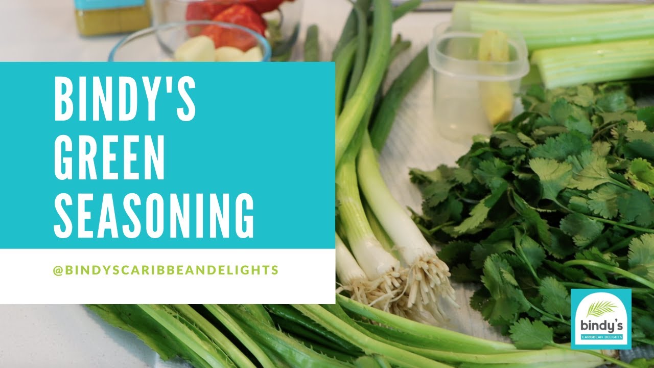 Bindy's Trinidad Green Seasoning Recipe YouTube