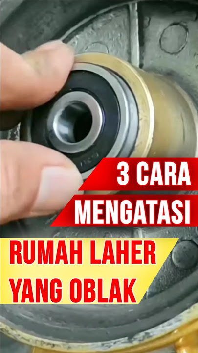SOLUSI RUMAH BEARING YANG OBLAK #motor #tutorialmotor #tutorials #bearing