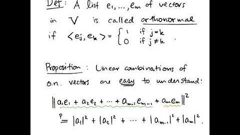 Intro 6B: Orthonormal Bases