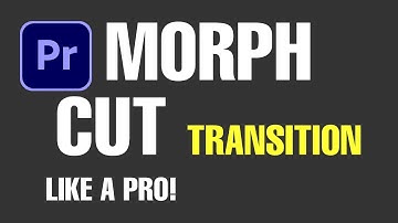 Morph cut Transition in Adobe Premiere | Correct way to Apply it!!!