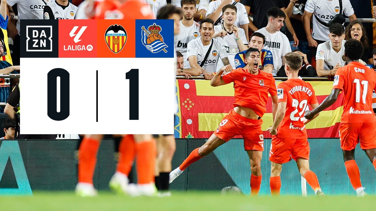 Valencia CF vs Real Sociedad (0-1) | Resumen y goles | Highlights ...