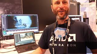 Michael Katz AMD at NAB2022 with the next wave of creative computing at #NAB2022