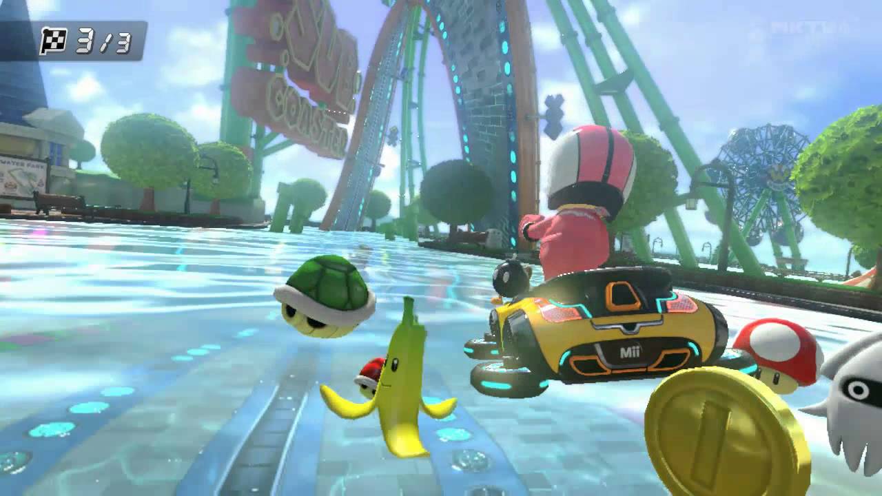 Wii U Mario Kart 8 Water Park YouTube