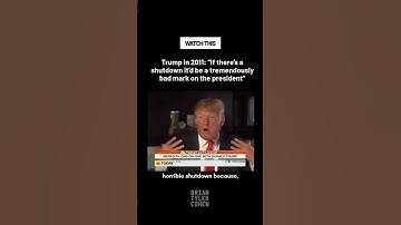 Trumps opmerkingen over de sluiting blijven hem achtervolgen