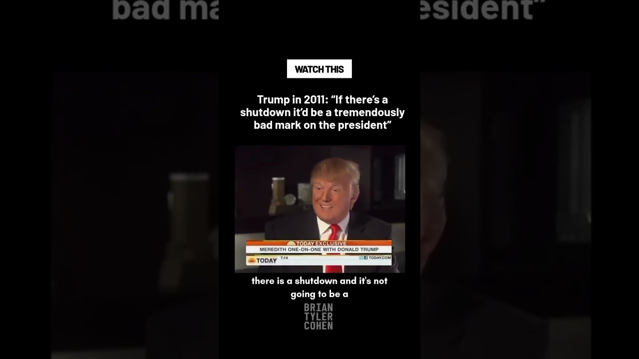 Trump’s shutdown comments come back to HAUNT him