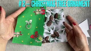 3 Easy Christmas Sewing Ideas To Make & Sell/I Used Fabric Scraps & Made Lovely Ornaments/Free PDF