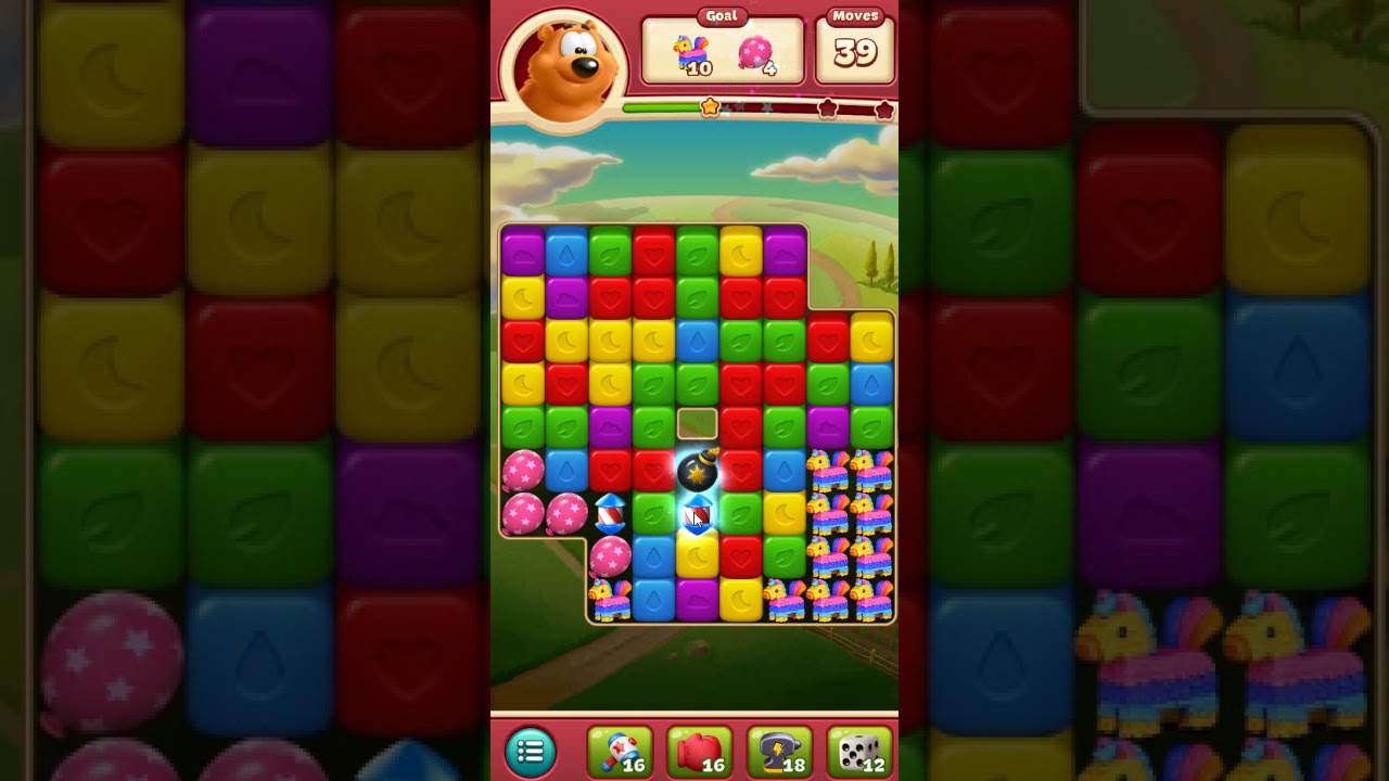 Toon Blast level 261 no boosters 😈