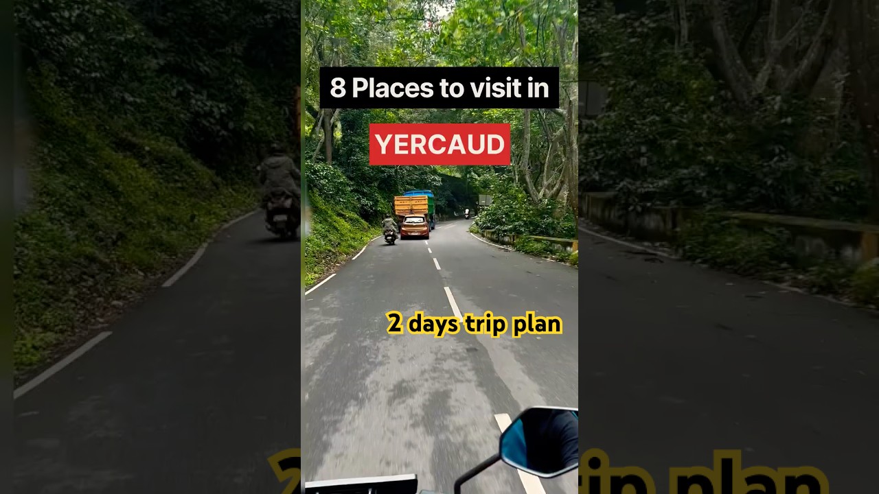 yercaud itinerary for 2 days #yercaud #bike #travel #trip #tamilnadu #tamil #nature #lake #waterfall
