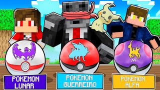 ESCOLHA seu POKEMON INICIAL pela CATEGORIA no MINECRAFT