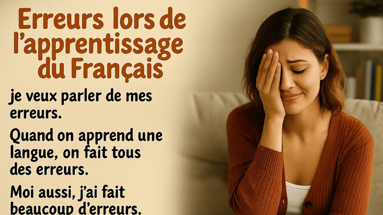 Mistakes I made while learning French | French  Listening Practice (A2-B1)