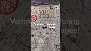 vampire coloring pages 🦇🦇#coloring #coloringbook#vampires#gothic