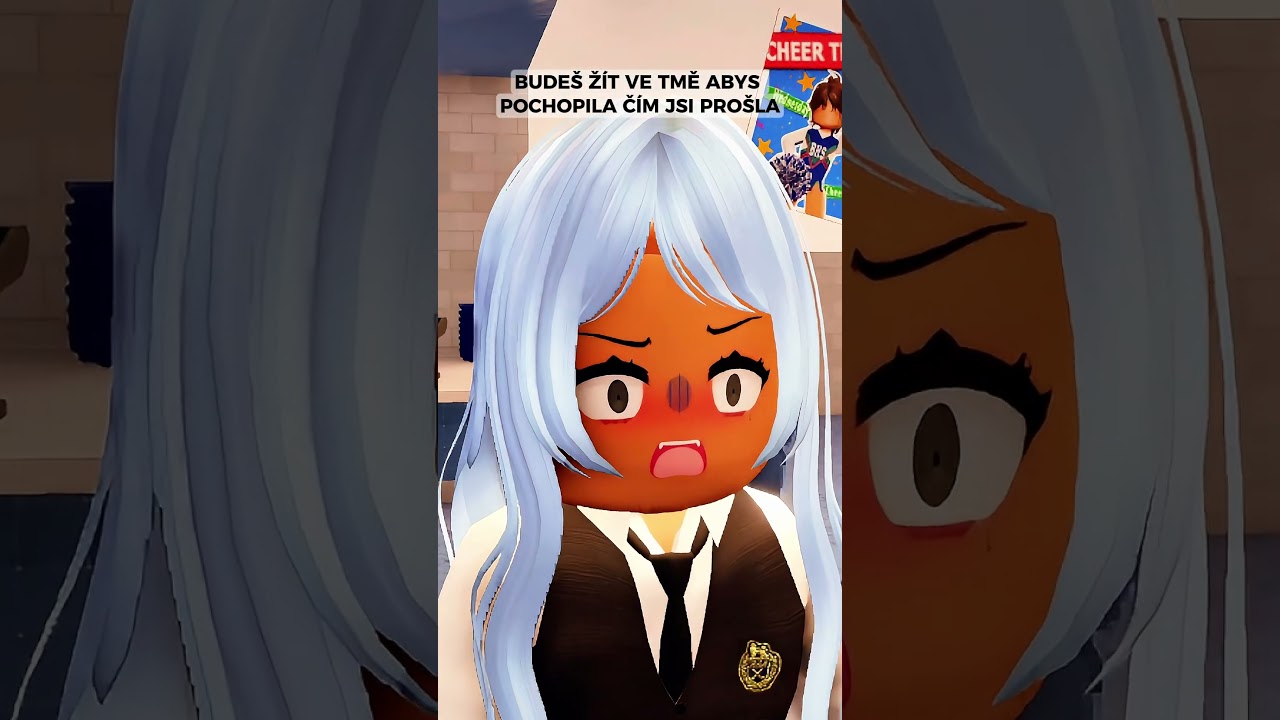SLEPÁ DÍVKA NEDOKÁZALA VIDĚT SVÉHO SKUTEČNÉHO NEPŘÍTELE 😨💔 #roblox