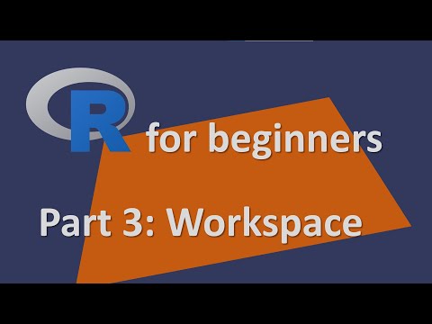 R for beginners  | Part 3: Workspace | Most important R commands