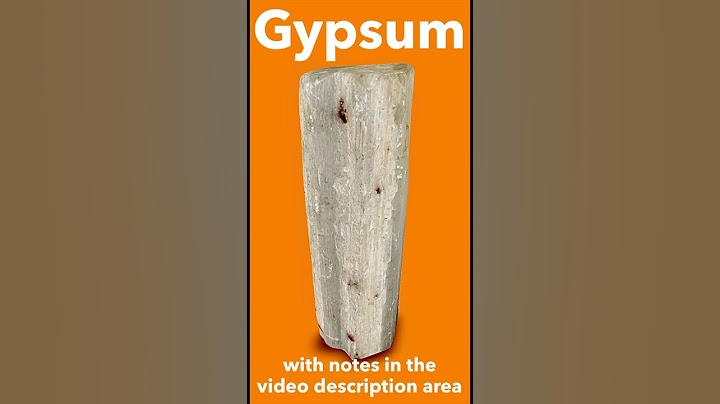 Satin Spar Gypsum ID'd