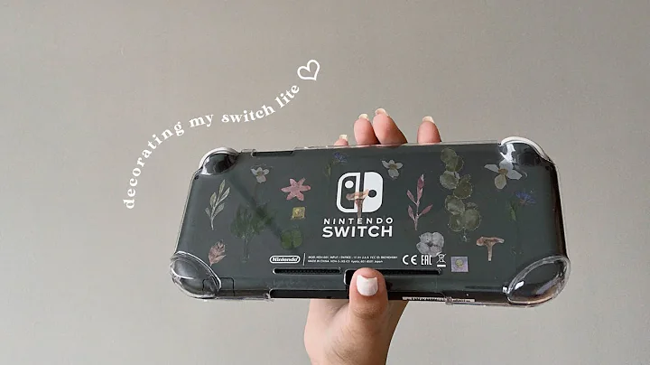 decorating my nintendo switch lite