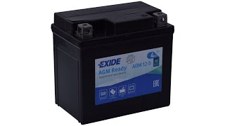 Exide AGM 12-5 12V 4Ah motor akkumulátor