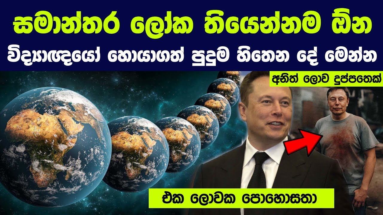 සමාන්තර ලෝක ඇති බවට විද්‍යාඥයෝ හොයාගත් හොඳම සාක්ෂි | Scientists Claim Evidence of Parallel Universe