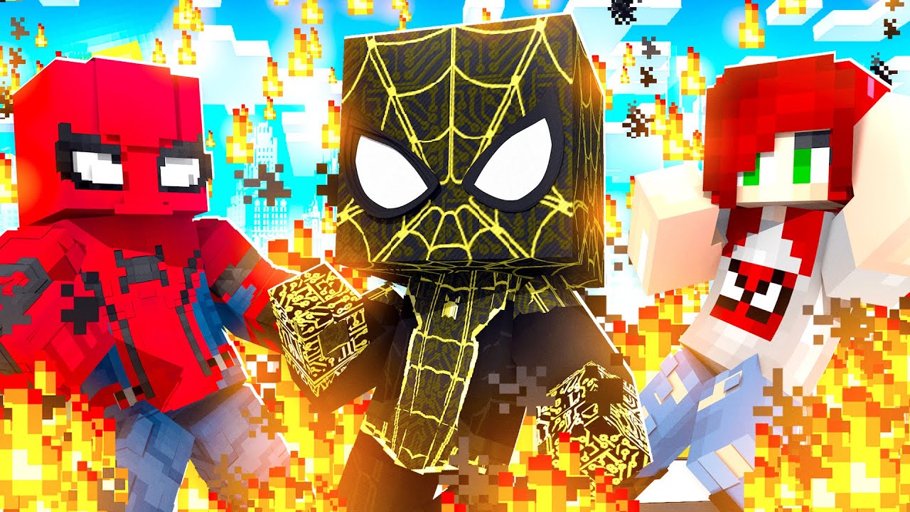 Who's Your Family? O FILHO DO HOMEM ARANHA GANHOU O TRAJE DO SEM VOLTA PARA CASA no MINECRAFT Guihh✭