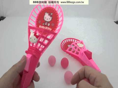 Hello Kitty 彈力球拍組(授權)(ST)【888便利購】文具批發、玩具批發