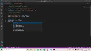 Python Program For Swapping Of Two Number || Swap Two Numbers Using Third Variable In Python ||