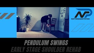 Pendulum Swings Early Stage Shoulder Rehab
