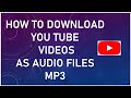 How To Download You Tube Videos As Audio Files MP3 Using Clipgrab CLIPGRAB SEETECHENGLISH How To Download You Tube Videos As Audio Files MP3 Using Clipgrab CLIPGRAB SEETECHENGLISH