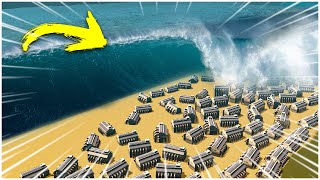 É POSSÍVEL DRENAR UMA ONDA GIGANTE DE 1100 METROS (TSUNAMI) em Cities Skylines?