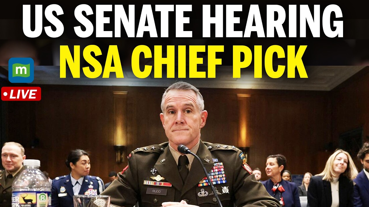 Joshua Rudd Nsa LIVE: Lt. Gen. Joshua Rudd Confirmation Hearing for NSA Chief | US ...