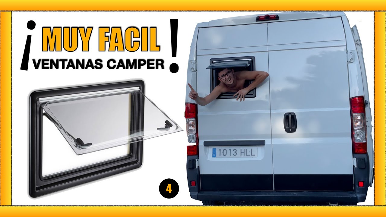 CÓMO INSTALAR VENTANAS en FURGONETA CAMPER