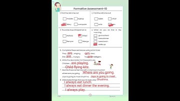 Class 4-5 English workbook formative assessment 10 #workbooksolution #english #class4worksheet