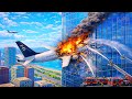DARURAT! Pesawat Terbakar Tabrak Gedung! 😱 Pemadam Kebakaran Beraksi!🚒✈️