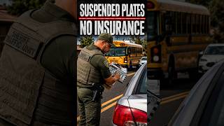 Officer Stops a Driver Speeding Through a School Zone With No Insurance