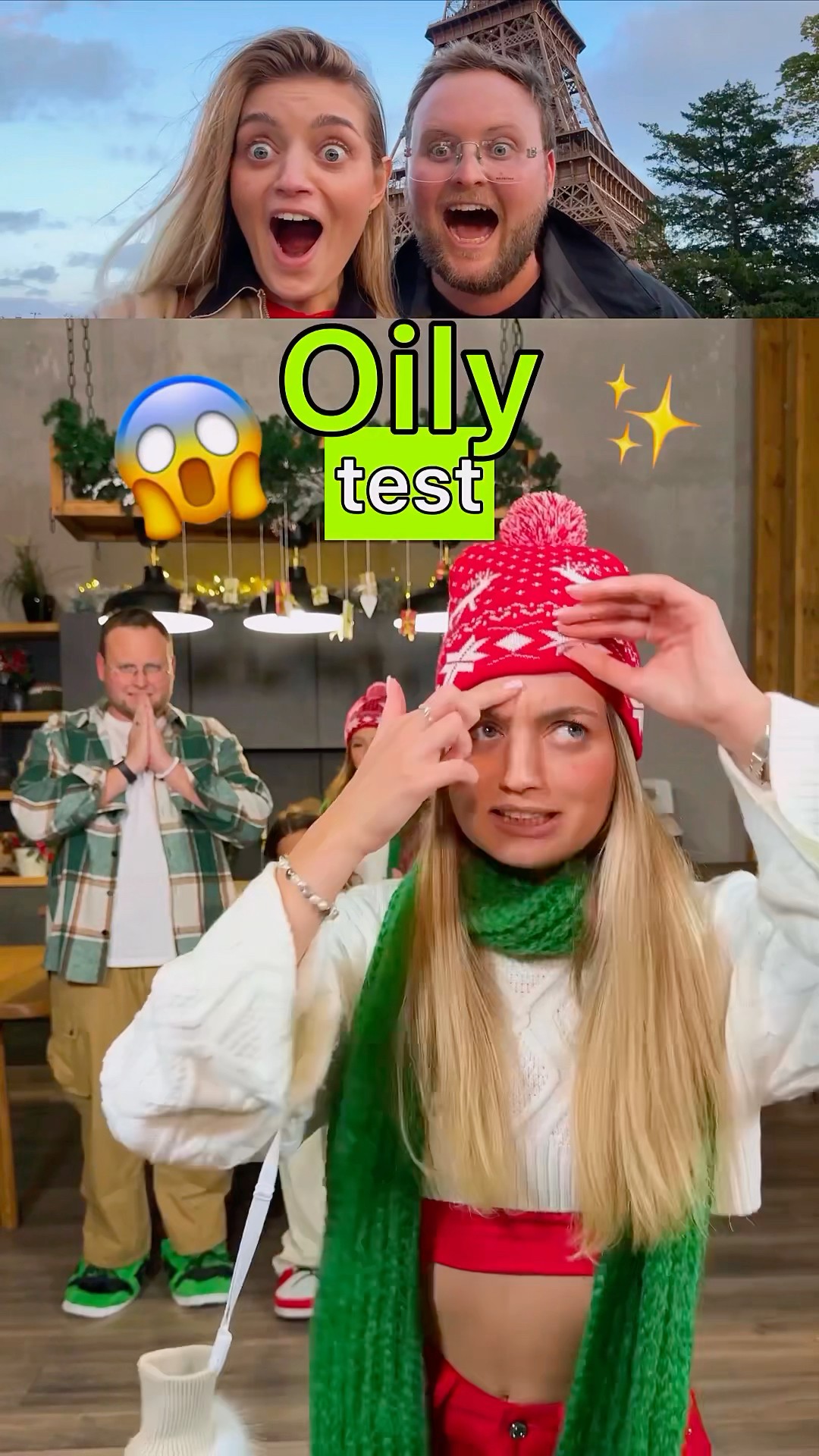 Oil test? Who has the cleanest skin????