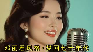 🌕 V08.01 | 邓丽君风格·梦回七十年代 | 回望那金色的舞台,旋律依然温暖人心 | Teresa Teng Style: A Dream Back to the 1970s