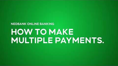 How to make multiple payments via Online Banking