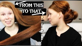 My Everyday Up Do Very Long Thick Hair Tutorial Apostolic Youtube