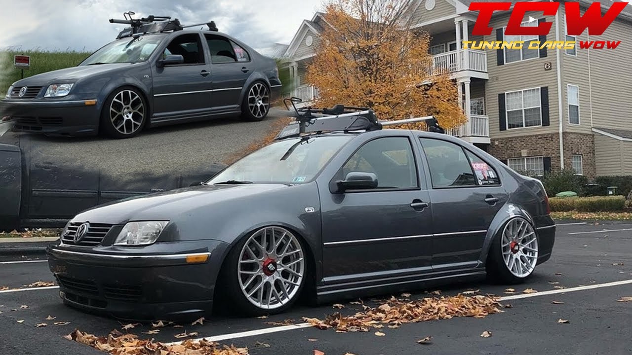 Bagged Jetta MK4 Gli on Rotiform RSE Wheels Tuning Story by Bailey YouTube