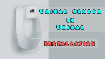 How to install urinal sensor in urinal pot / urinal sensor installation /sensor urinal / sensor