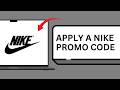 How to apply a Nike promo code at checkout on Nike.com