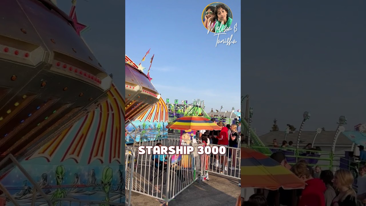 Galactic Adventure: Kids Soar Aboard the Starship 3000 Ride!  