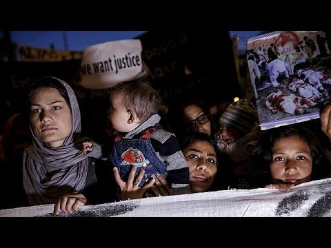 AB -Türkiye Mülteci Anlaşması Atina'da Protesto Edildi