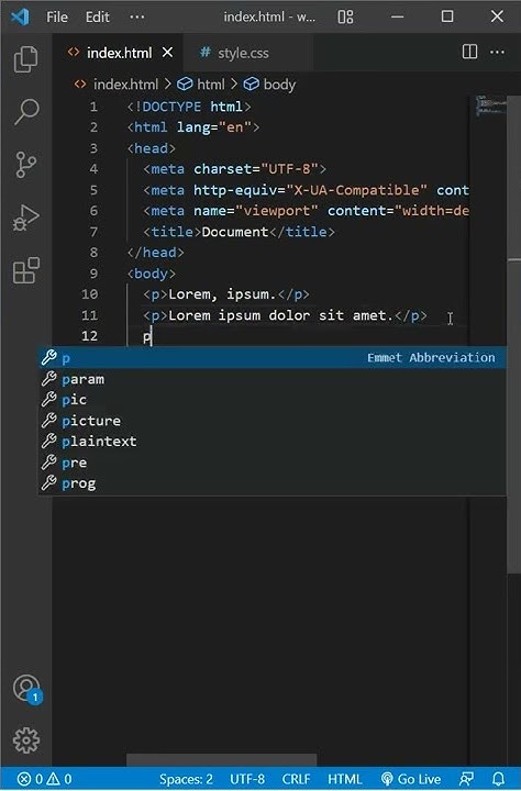 How to auto Generate Text in VS Code 😧 #Shorts - YouTube