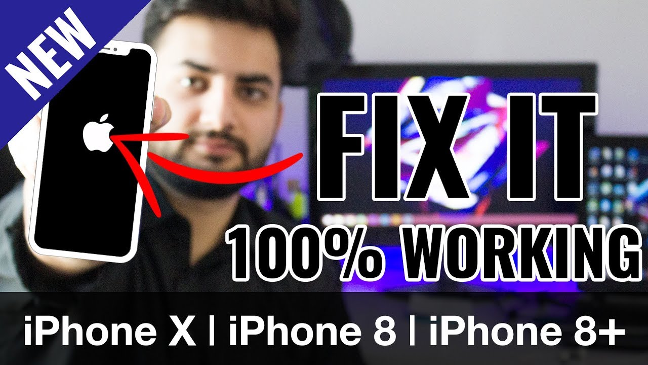 How To Fix Iphone X Xs Xr 8 8 Plus Stuck On Apple Logo Endless Reboot Problem Youtube