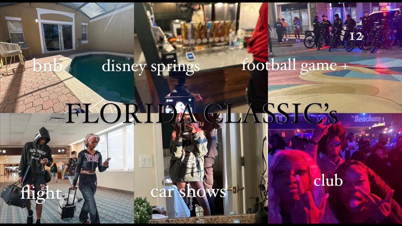 2024' Florida Classics || disney springs, escape room, car show, club, football game, tailgate & etc