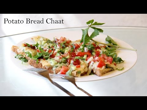Bread Potato Chaat Recipe Healthy Indian Veg Chaat And Breakfast Recipes By Shilpi-11-08-2015