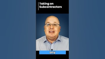 Taking On Subcontractors #constructionindustryscheme #businessowner